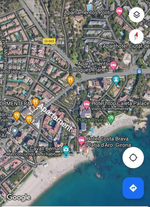 Amplio Apartamento Con Piscina Al Lado De La Playa Платья-де-Аро Экстерьер фото